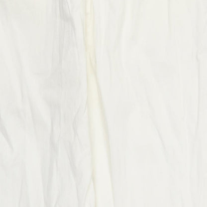 Womens UK Size 32 in Preworn Regular Fit  White Trousers