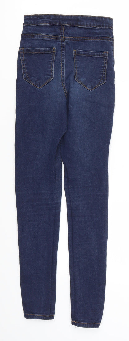 Denim Co Womens Blue  Denim Skinny Jeans Size 4 L26 in