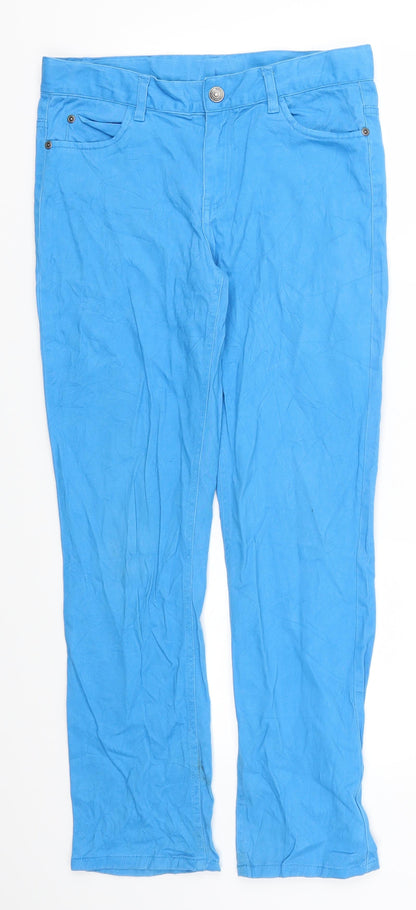 Mangun Girls Blue  Denim Straight Jeans Size 11 Years