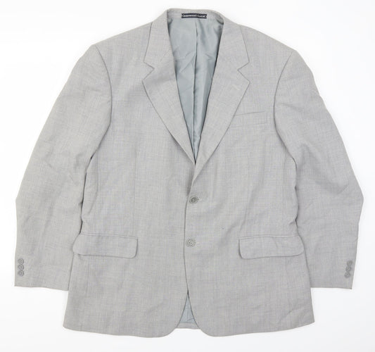 Mens UK Size 42 Greenwoods Regular Grey Suit Jacket