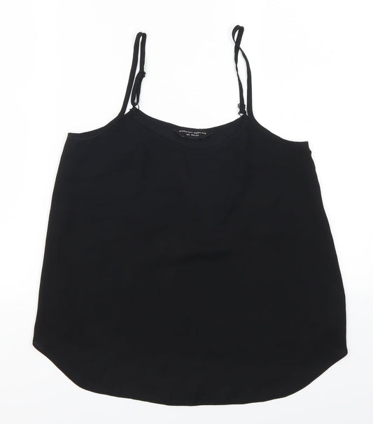 Womens UK Size 8 Dorothy Perkins Black Basic Tank