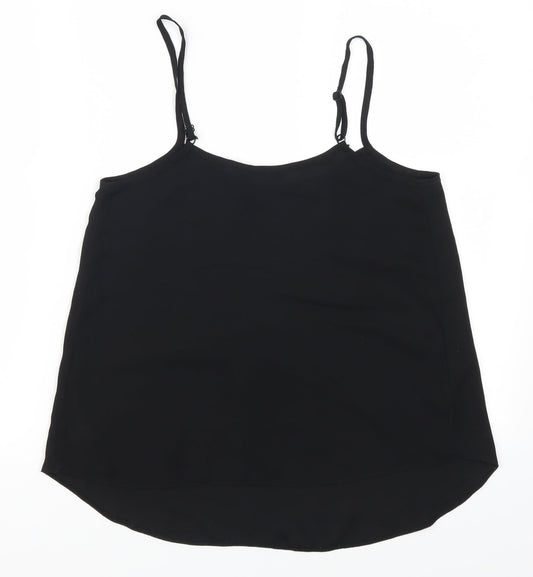 Womens UK Size 8 Dorothy Perkins Black Basic Tank