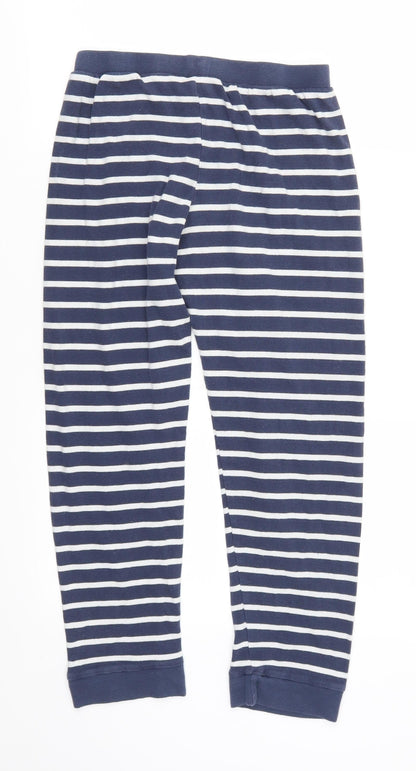 Marks and Spencer Girls Blue Striped  Snow Pants Trousers Size 11-12 Years