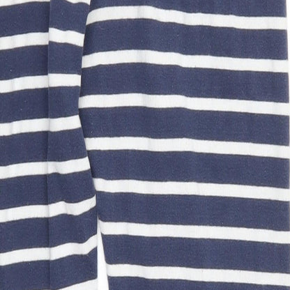 Marks and Spencer Girls Blue Striped  Snow Pants Trousers Size 11-12 Years