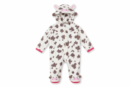 Early Days Girls White Animal Print  Kaftan One Piece Size 0-3 Months  - Cow