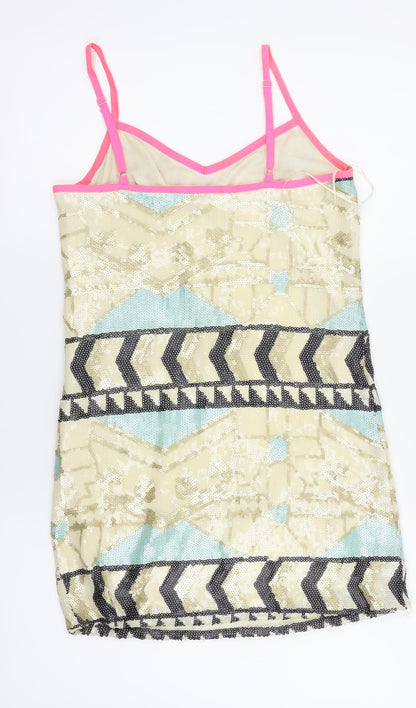 Womens UK Size 6 Miss Selfridge Multicoloured Camisole Tank