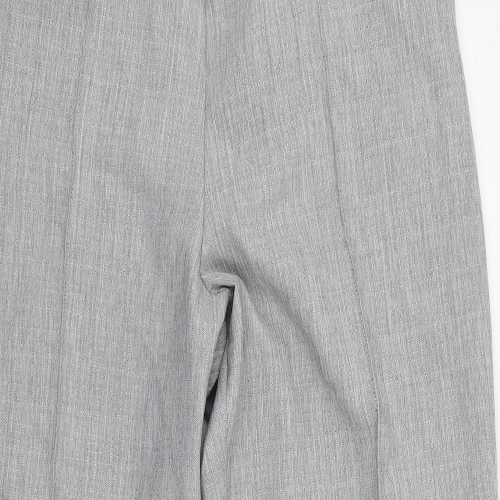 M&S Womens Grey   Dress Pants Trousers Size 16