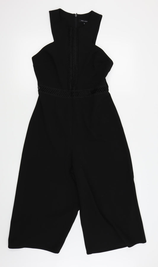 New Look Womens Black   Jumpsuit One-Piece Size 8 L16 in