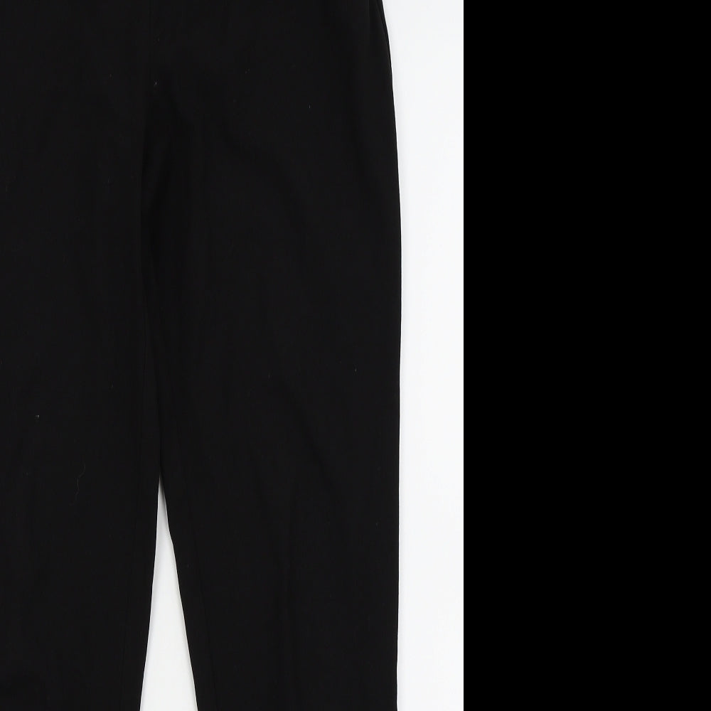 Asda George Girls Black   Chino Trousers Size 12-13 Years