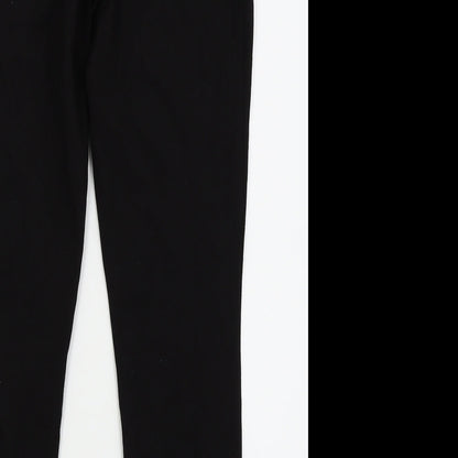 Asda George Girls Black   Chino Trousers Size 12-13 Years