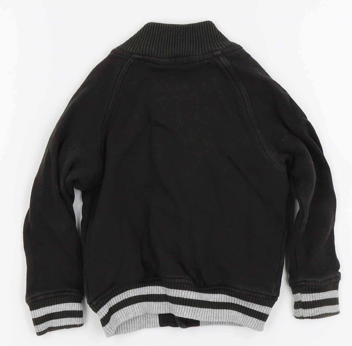 worwear & co Boys Black   Pullover Jumper Size 18-24 Months  - button up jackets
