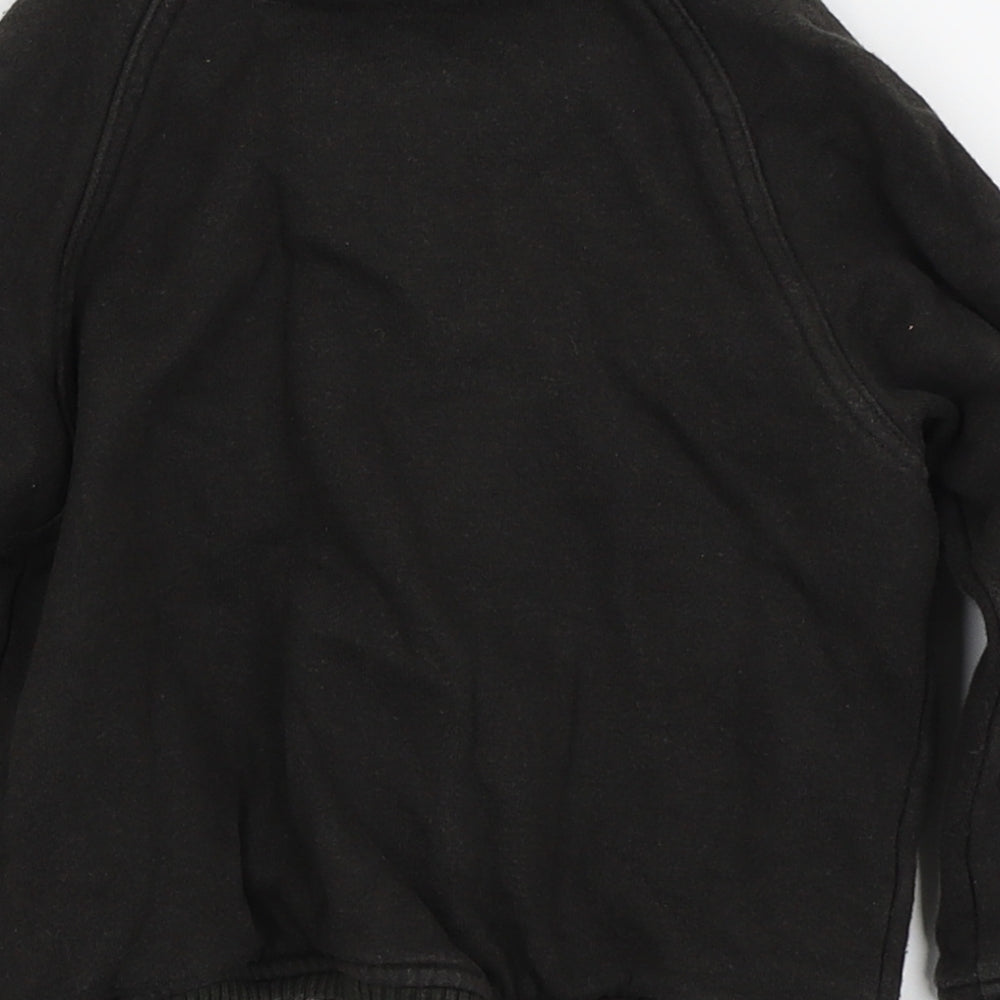 worwear & co Boys Black   Pullover Jumper Size 18-24 Months  - button up jackets