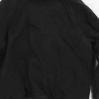worwear & co Boys Black   Pullover Jumper Size 18-24 Months  - button up jackets