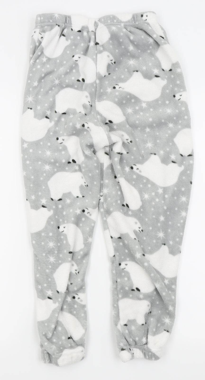 Just Like You Girls White Animal Print  Capri Pyjama Pants Size 10-11 Years