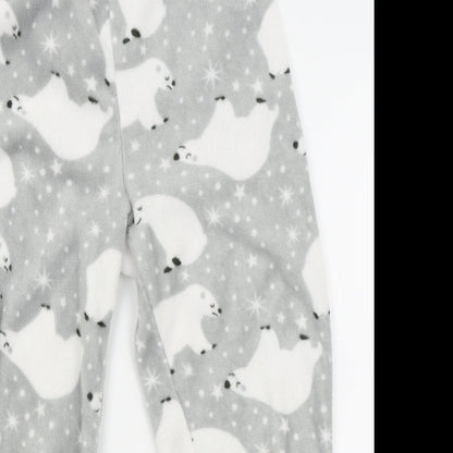 Just Like You Girls White Animal Print  Capri Pyjama Pants Size 10-11 Years