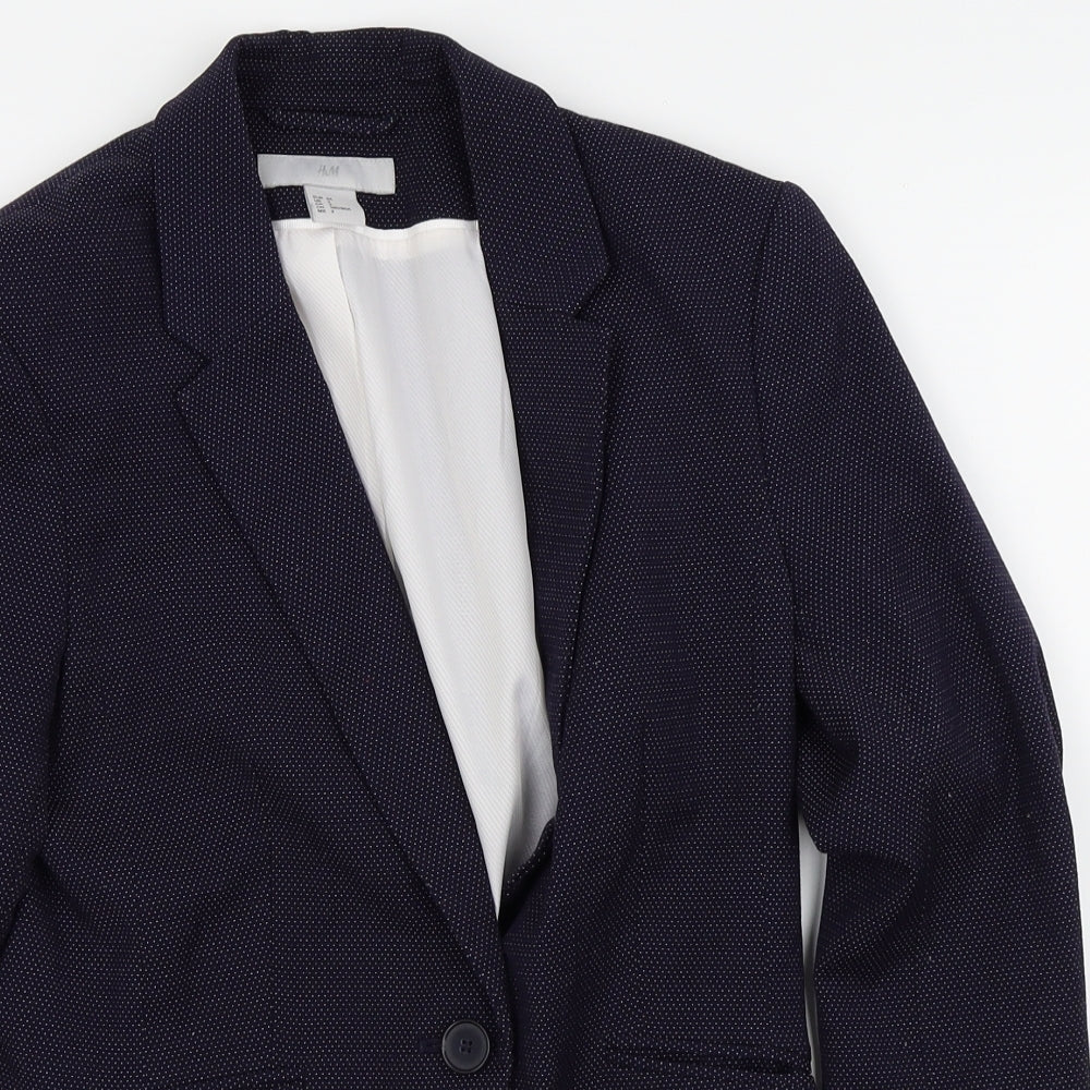 Womens UK Size 6 H&M Regular Black Blazer
