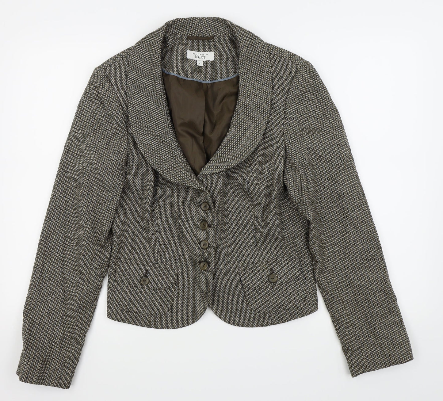NEXT Womens Brown   Jacket Blazer Size 14