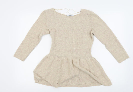 Asda George Womens Beige   Basic T-Shirt Size 10