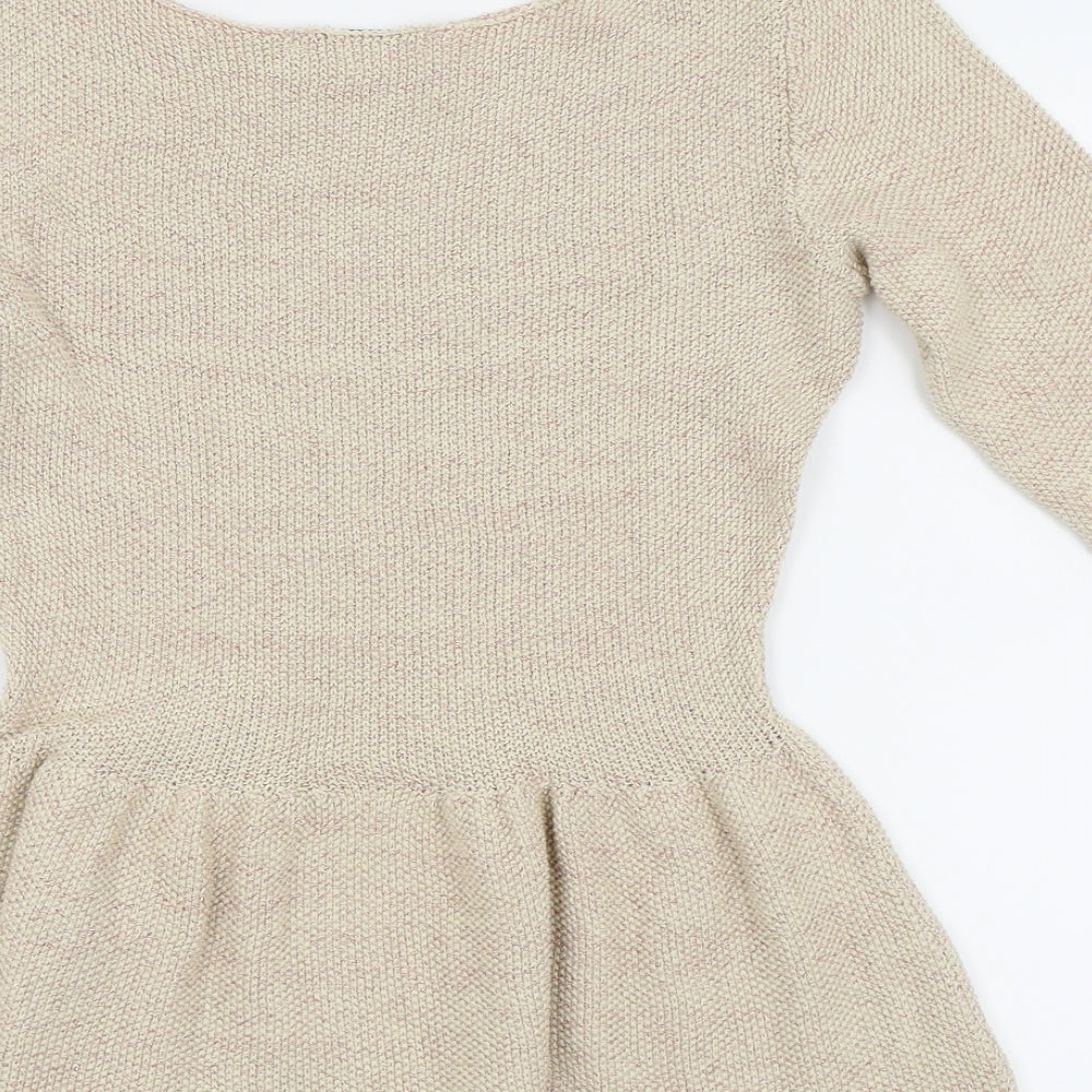 Asda George Womens Beige   Basic T-Shirt Size 10