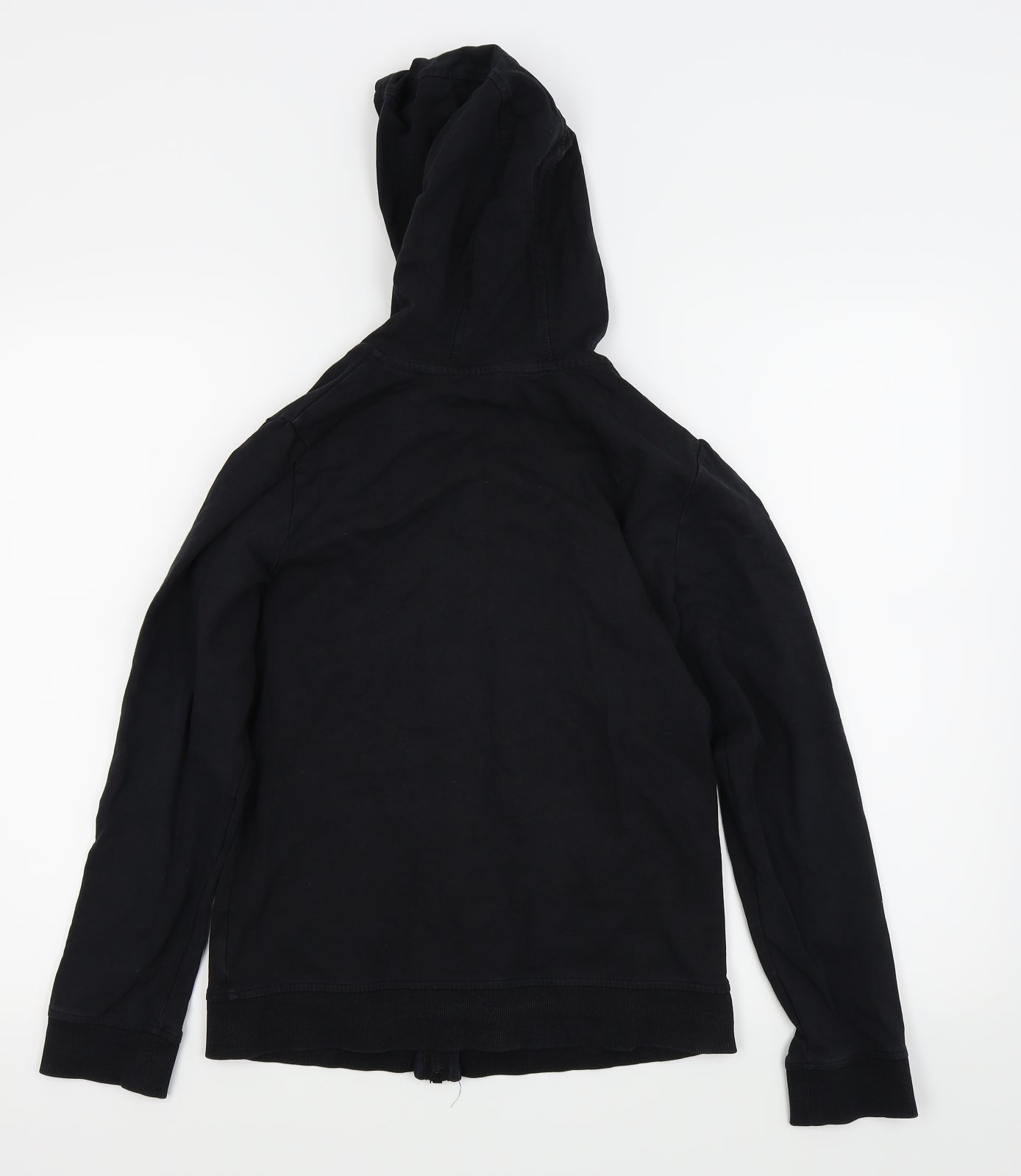 Asda George Girls Black   Full Zip Jumper Size 12-13 Years