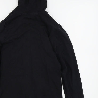 Asda George Girls Black   Full Zip Jumper Size 12-13 Years