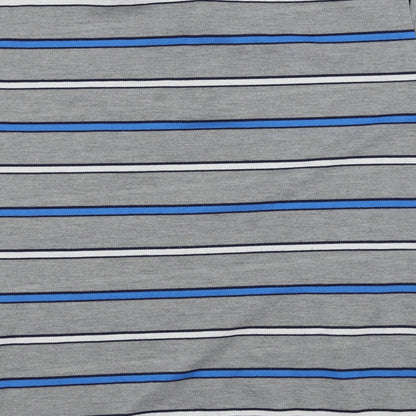 fight the wolf Mens Grey Striped   Polo Size XL