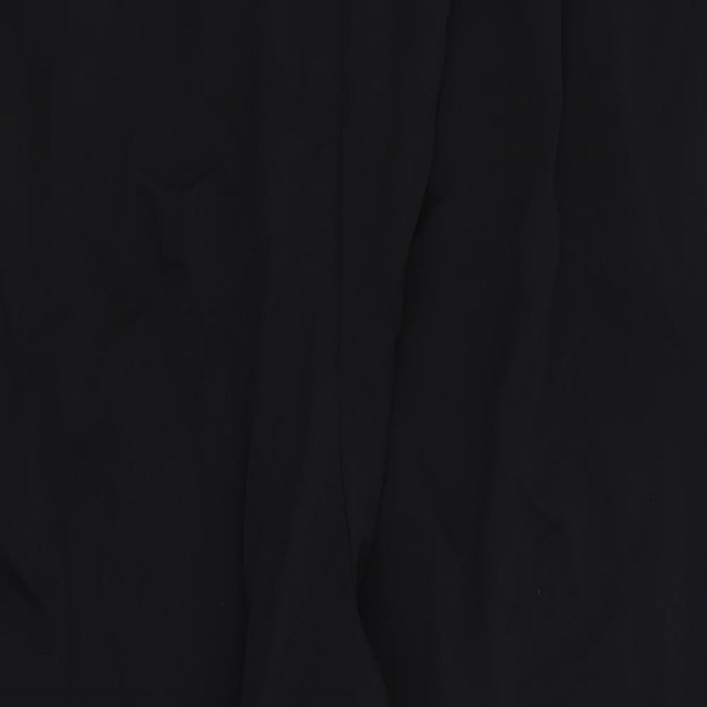 Womens UK Size 10 NEXT Regular Fit Jogger Black Trousers