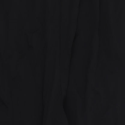 Womens UK Size 10 NEXT Regular Fit Jogger Black Trousers
