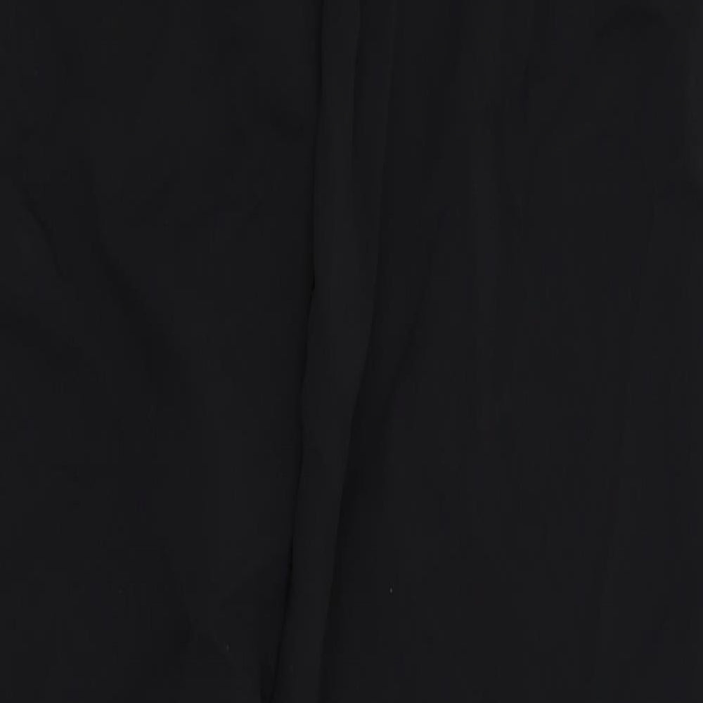 Womens UK Size 10 NEXT Regular Fit Jogger Black Trousers