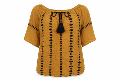 Womens UK Size 8 Select Yellow Basic T-Shirt