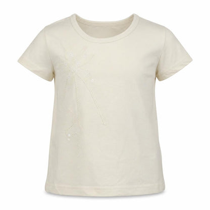 Marks & Spencer Girls White   Basic T-Shirt Size 6 Years