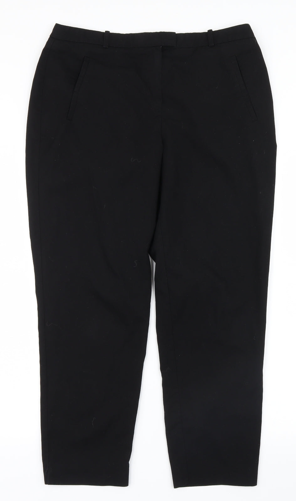 New Look Womens Black   Trousers  Size 12 L25 in