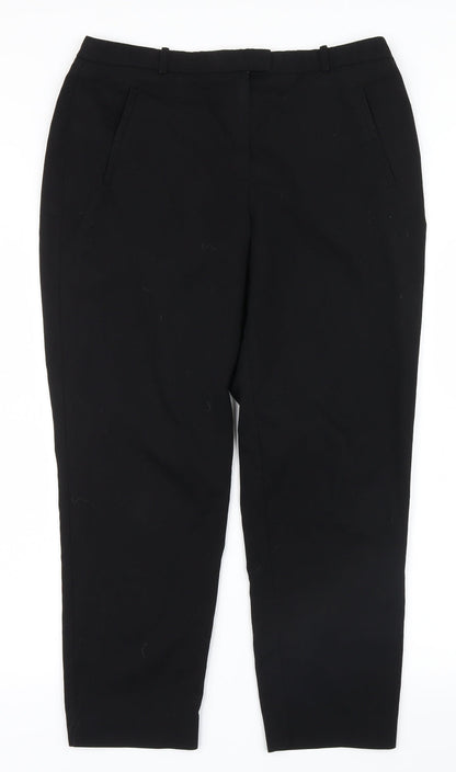 New Look Womens Black   Trousers  Size 12 L25 in
