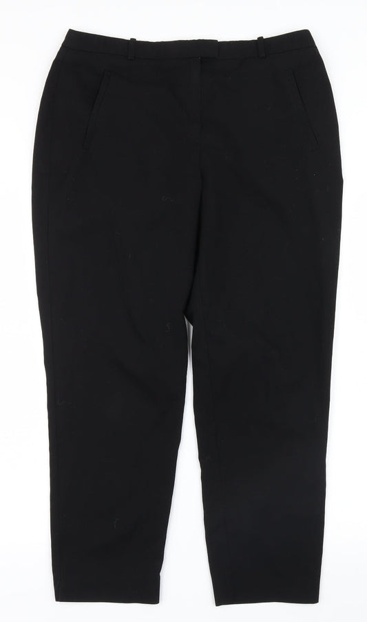 New Look Womens Black   Trousers  Size 12 L25 in