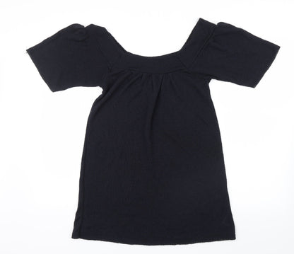 New Look Womens Blue  Knit Mini  Size 8