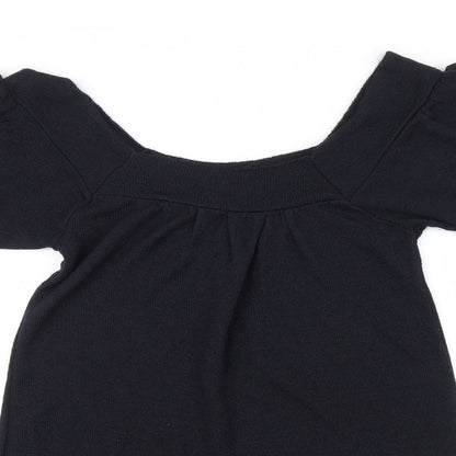 New Look Womens Blue  Knit Mini  Size 8