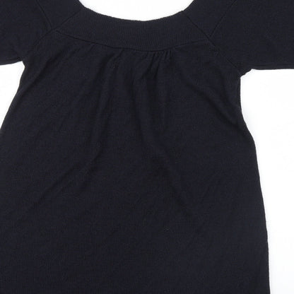 New Look Womens Blue  Knit Mini  Size 8