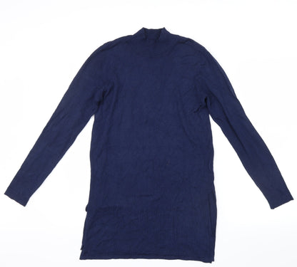 Womens UK Size 6 Atmosphere Blue Basic T-Shirt