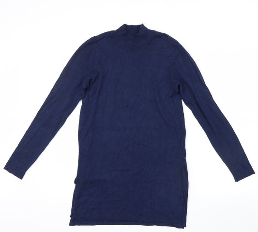 Womens UK Size 6 Atmosphere Blue Basic T-Shirt
