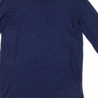 Womens UK Size 6 Atmosphere Blue Basic T-Shirt