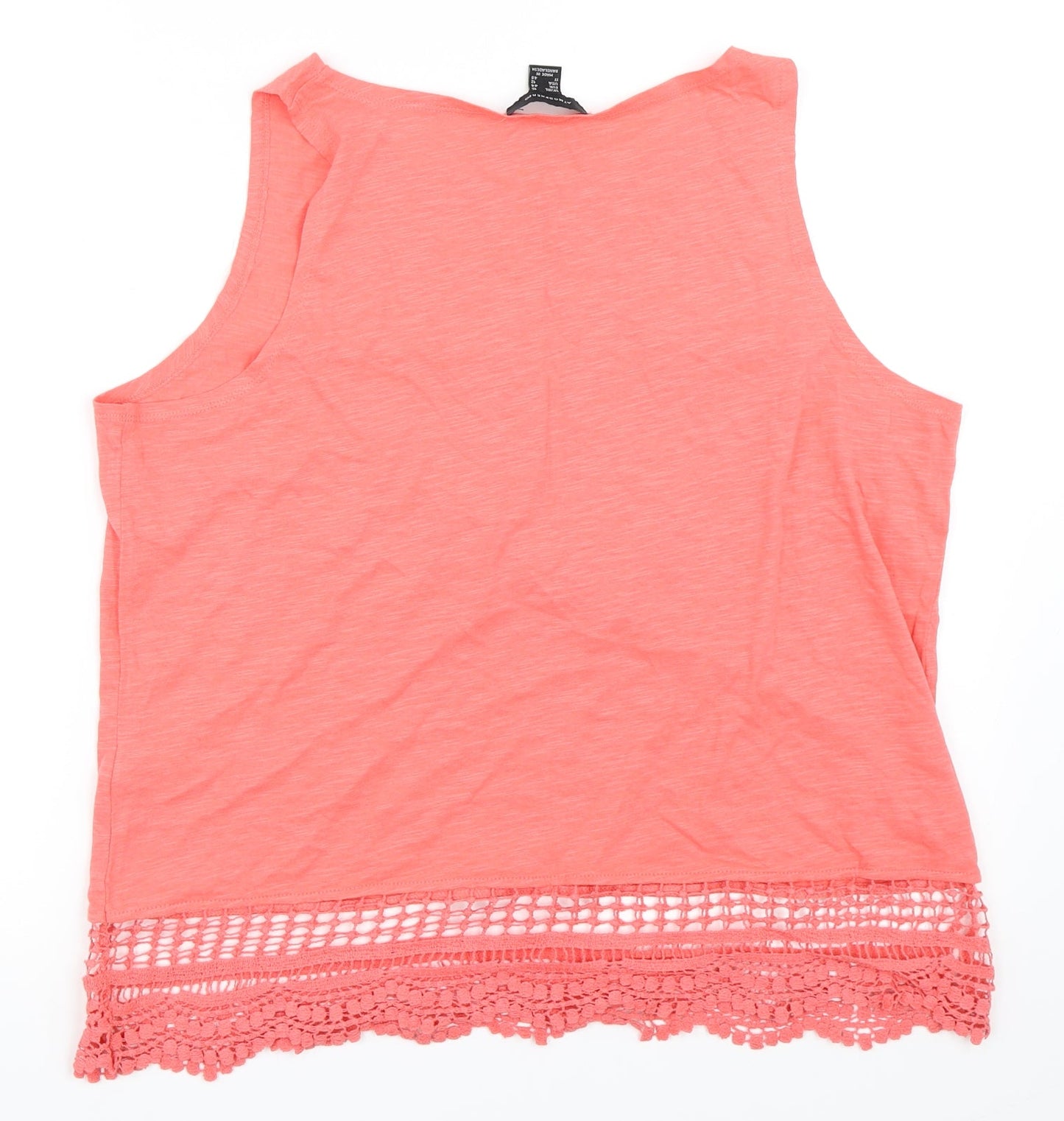 Womens UK Size 16 Atmosphere Pink Basic Tank