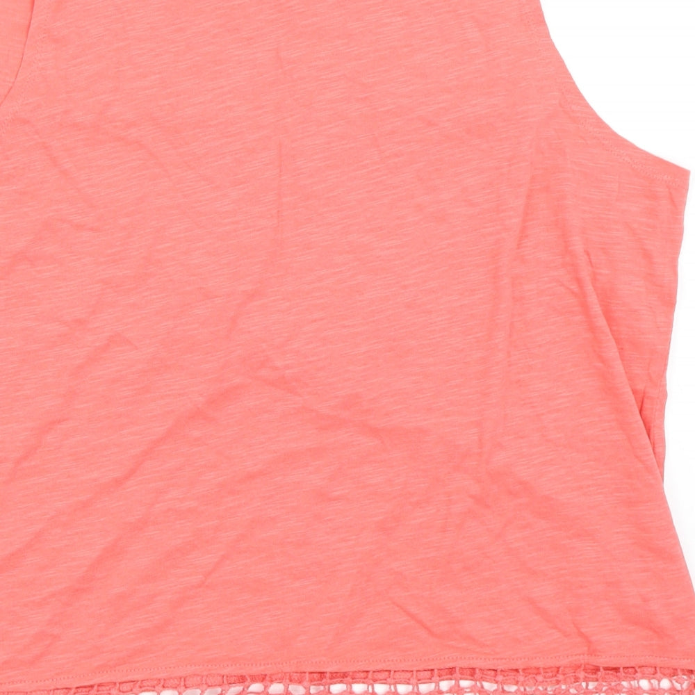 Womens UK Size 16 Atmosphere Pink Basic Tank