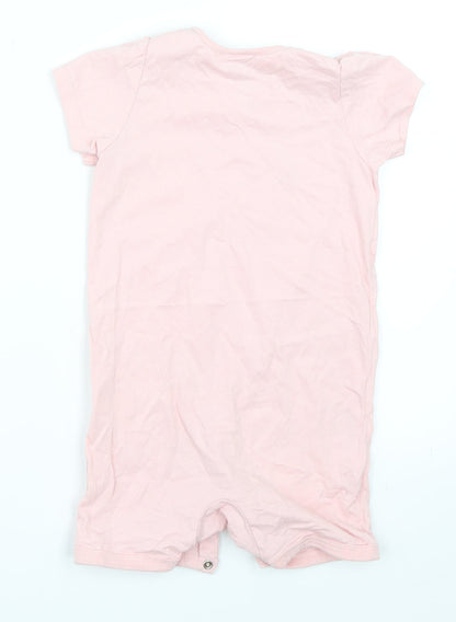 H&M Girls Pink   Babygrow One-Piece Size 18-24 Months  - Minnie Mouse
