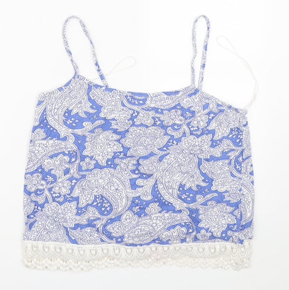 Womens UK Size 12 Matalan Blue Camisole Tank