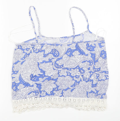 Womens UK Size 12 Matalan Blue Camisole Tank