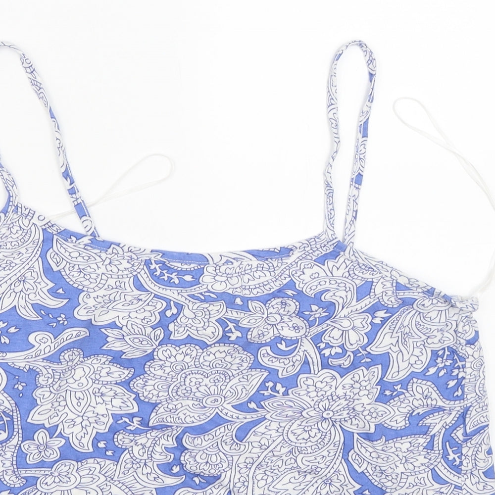 Womens UK Size 12 Matalan Blue Camisole Tank