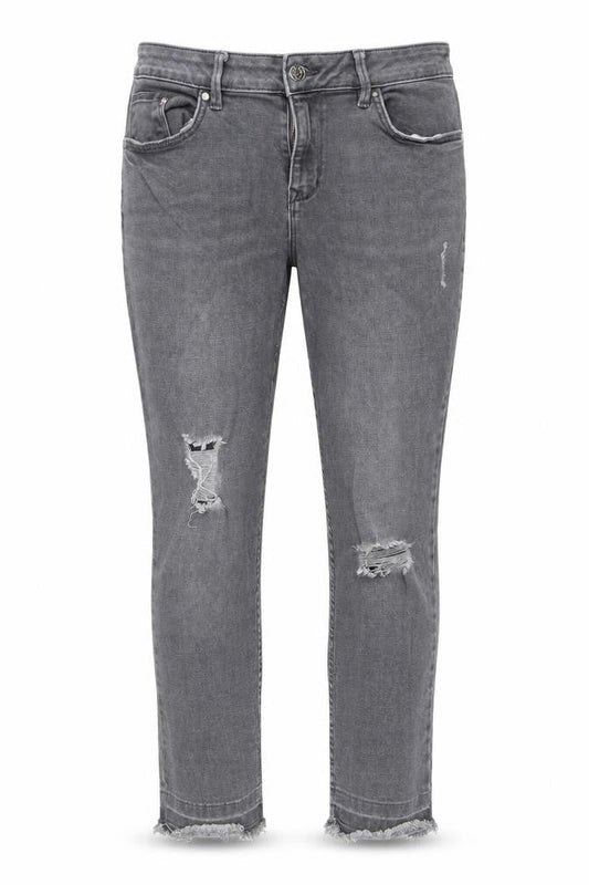 Womens UK Size 12 F&F Regular Fit Skinny Grey Jeans