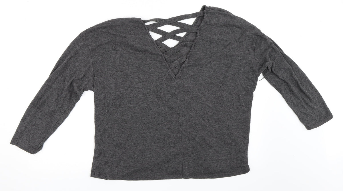 Atmosphere Womens Grey   Pullover Jumper Size L