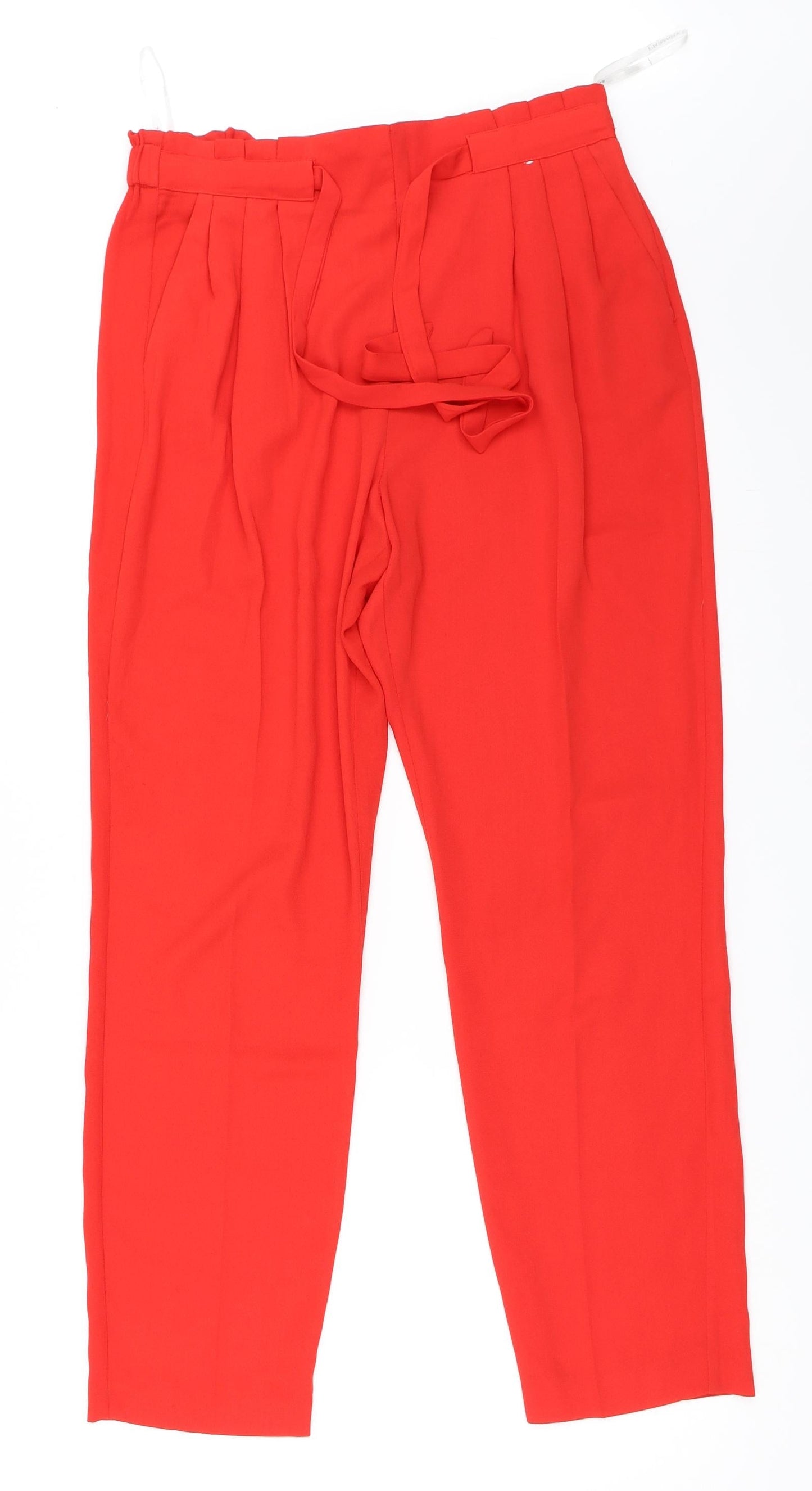 Primark Womens Red   Trousers  Size 12 L28 in