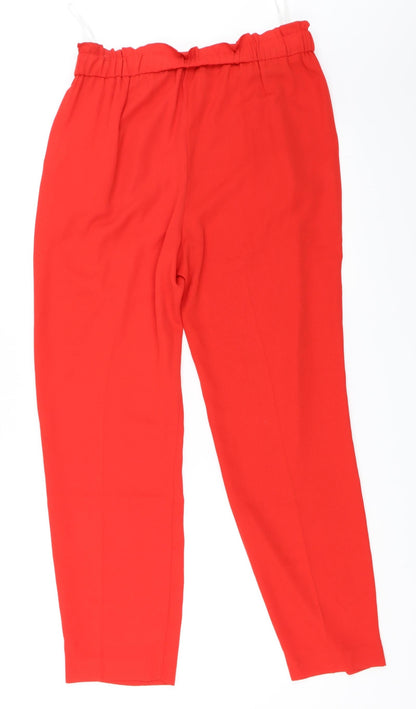 Primark Womens Red   Trousers  Size 12 L28 in